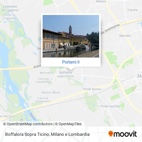 Mappa Boffalora Sopra Ticino