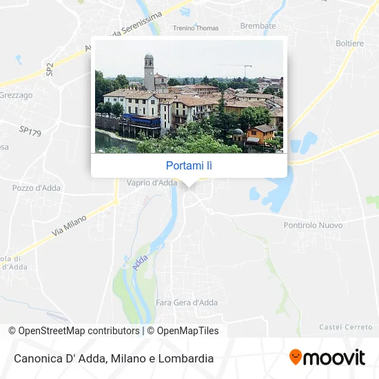 Mappa Canonica D' Adda