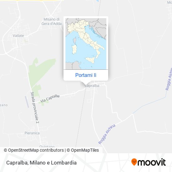 Mappa Capralba