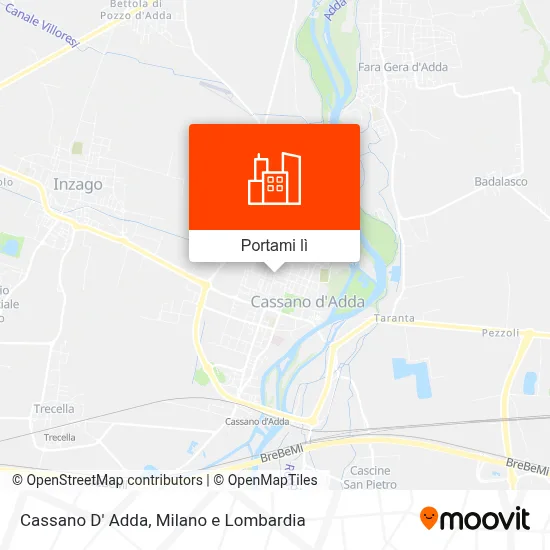 Mappa Cassano D' Adda