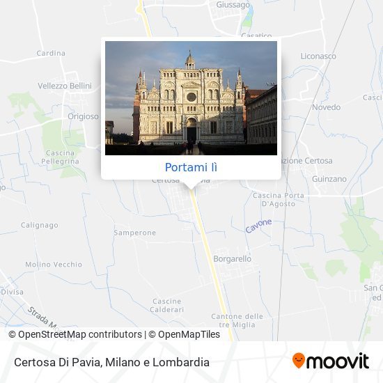 Mappa Certosa Di Pavia
