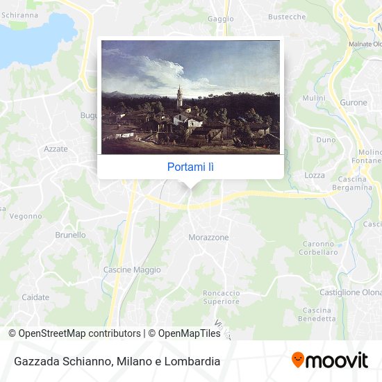 Mappa Gazzada Schianno