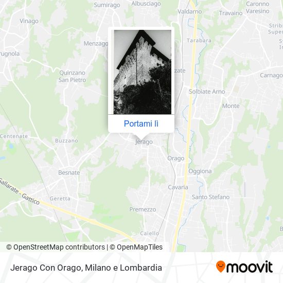Mappa Jerago Con Orago