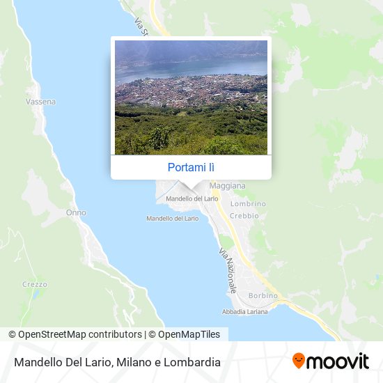 Mappa Mandello Del Lario