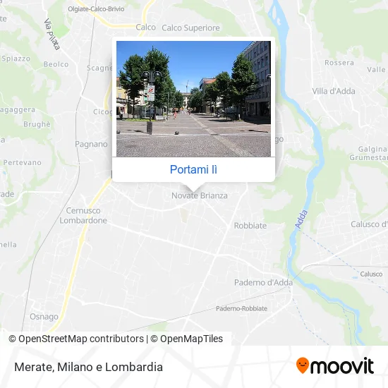 Mappa Merate