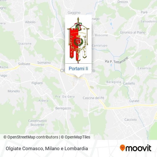 Mappa Olgiate Comasco