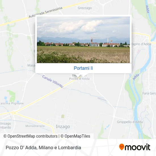Mappa Pozzo D' Adda