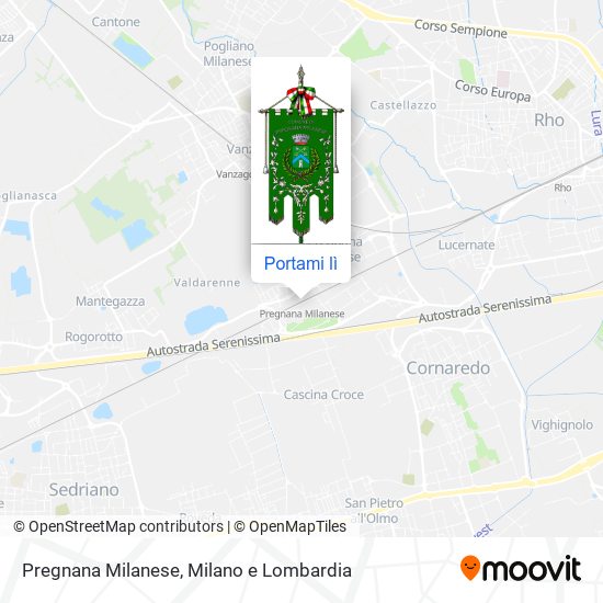 Mappa Pregnana Milanese