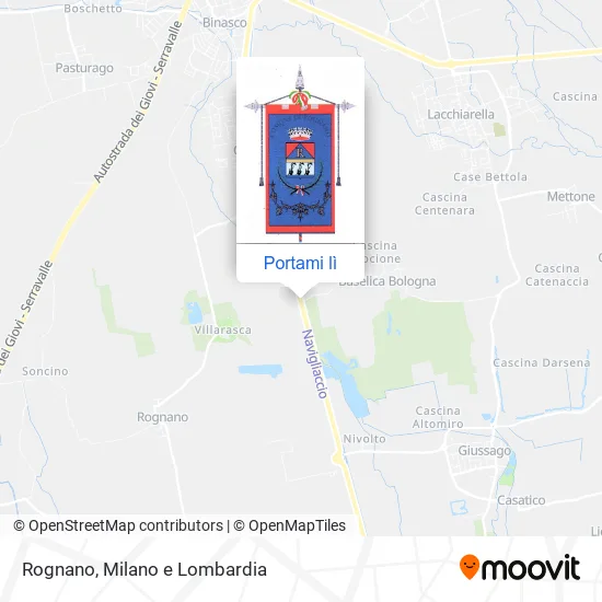 Mappa Rognano