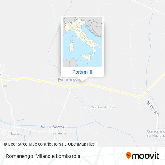 Mappa Romanengo