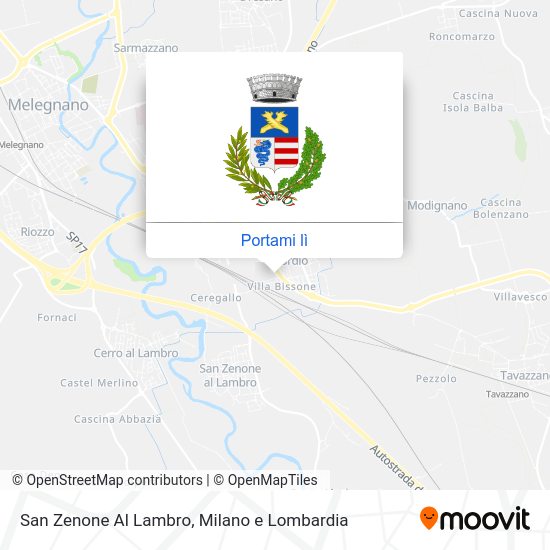 Mappa San Zenone Al Lambro