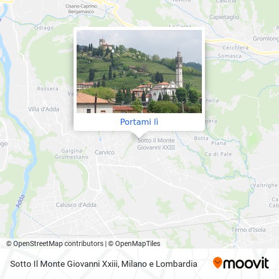 Mappa Sotto Il Monte Giovanni Xxiii