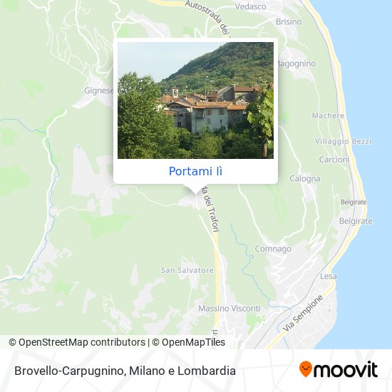 Mappa Brovello-Carpugnino