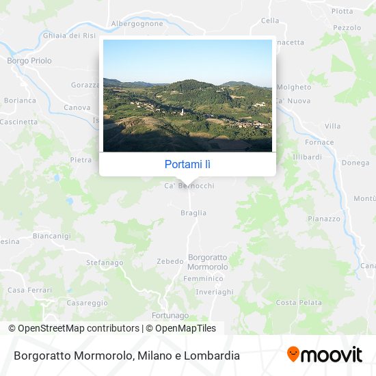Mappa Borgoratto Mormorolo