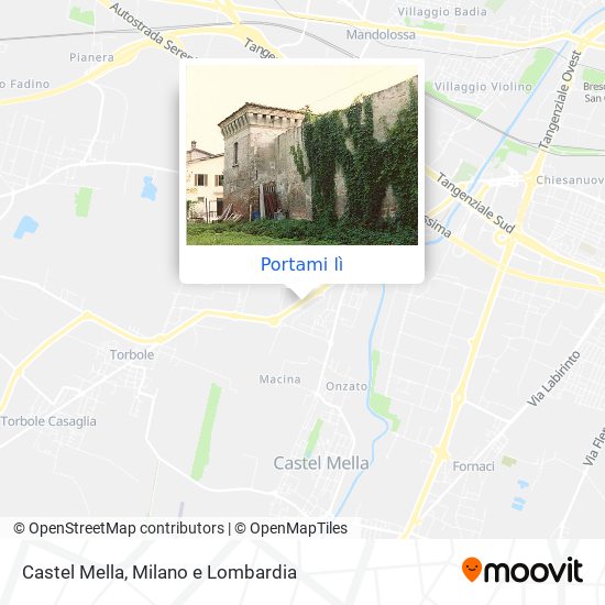 Mappa Castel Mella