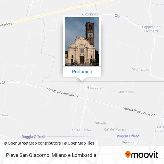 Mappa Pieve San Giacomo