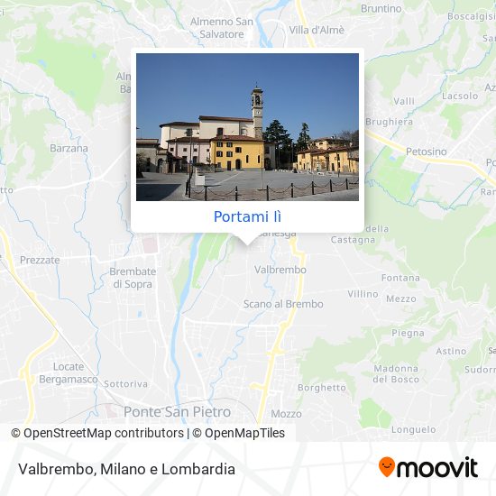 Mappa Valbrembo