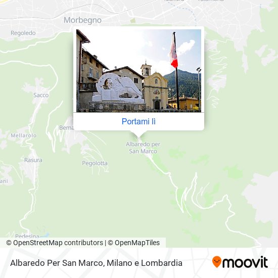 Mappa Albaredo Per San Marco