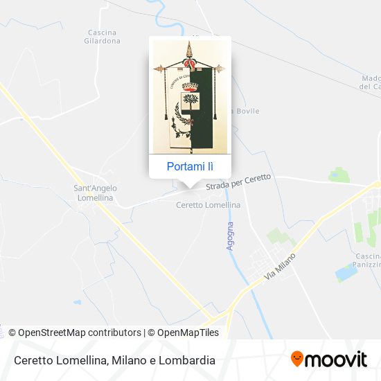 Mappa Ceretto Lomellina