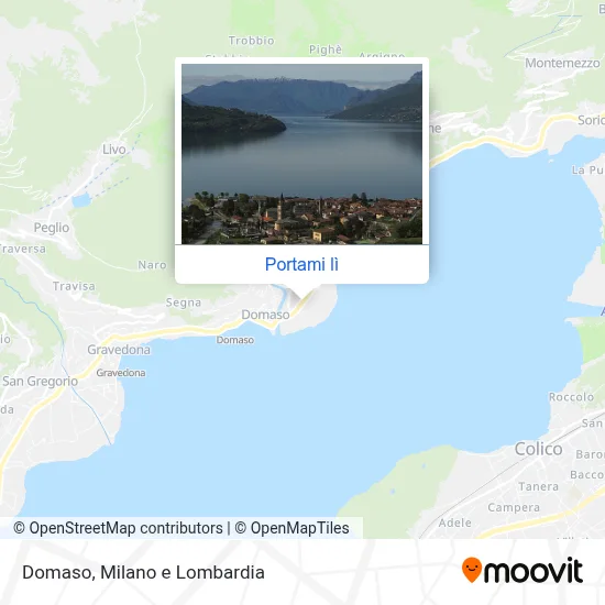 Mappa Domaso