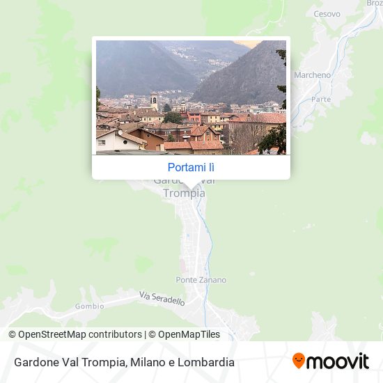 Mappa Gardone Val Trompia