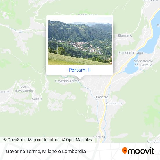 Mappa Gaverina Terme