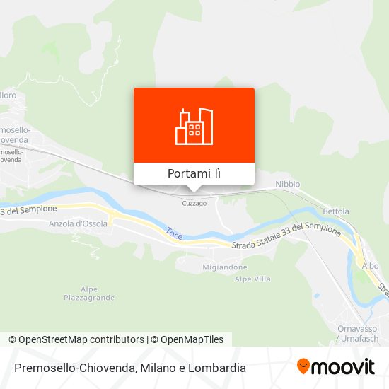 Mappa Premosello-Chiovenda