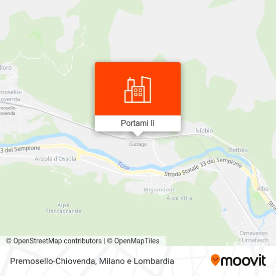 Mappa Premosello-Chiovenda