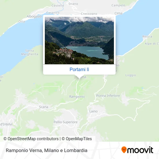 Mappa Ramponio Verna