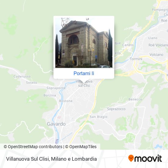 Mappa Villanuova Sul Clisi