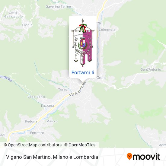Mappa Vigano San Martino