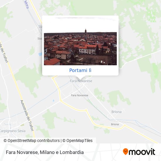 Mappa Fara Novarese