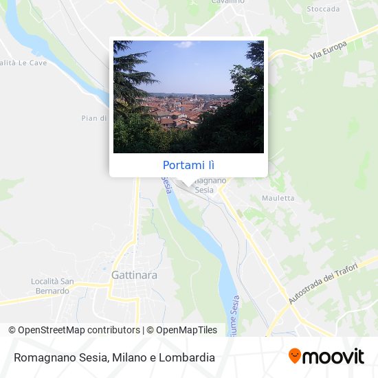 Mappa Romagnano Sesia