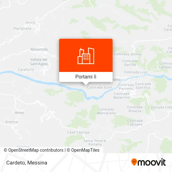 Mappa Cardeto