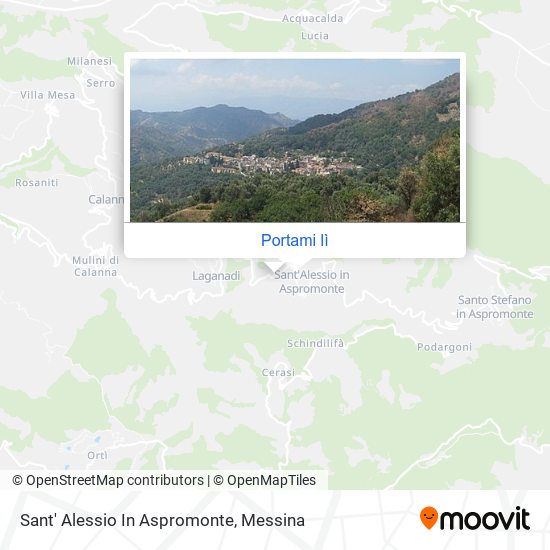 Mappa Sant' Alessio In Aspromonte