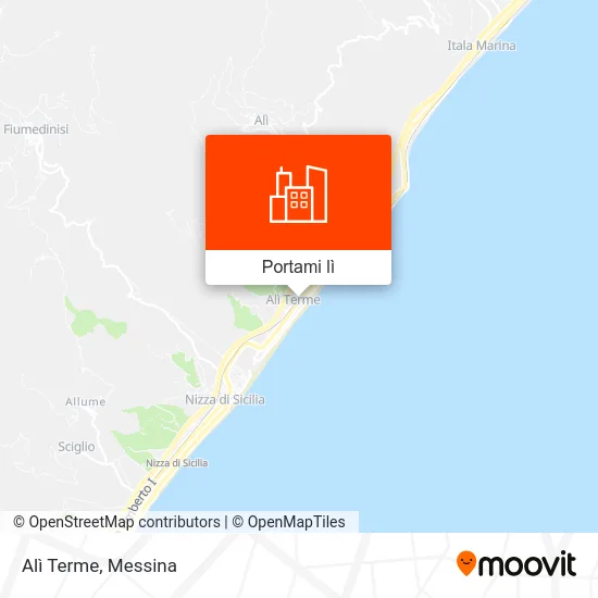Mappa Alì Terme