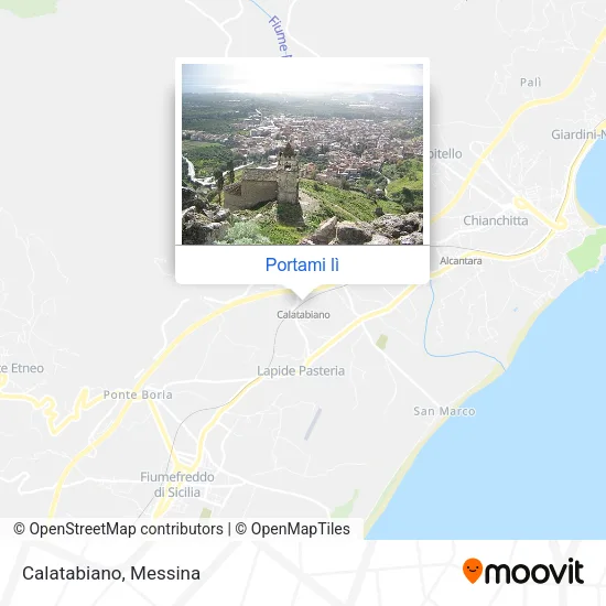 Mappa Calatabiano