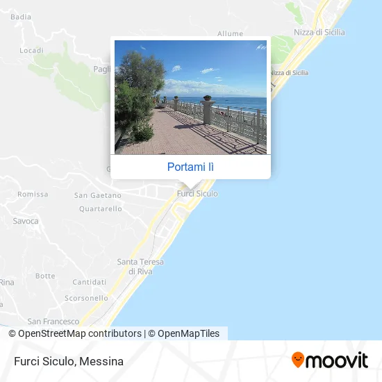 Mappa Furci Siculo