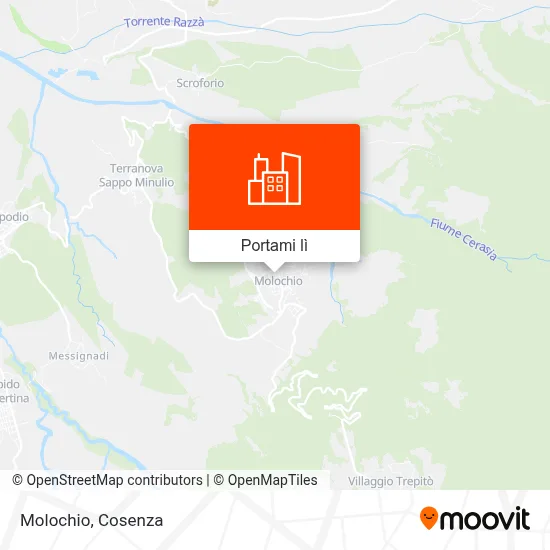 Mappa Molochio