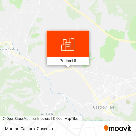 Mappa Morano Calabro