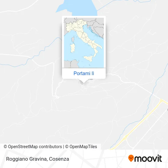 Mappa Roggiano Gravina