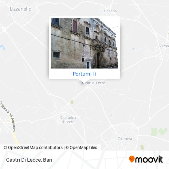 Mappa Castri Di Lecce