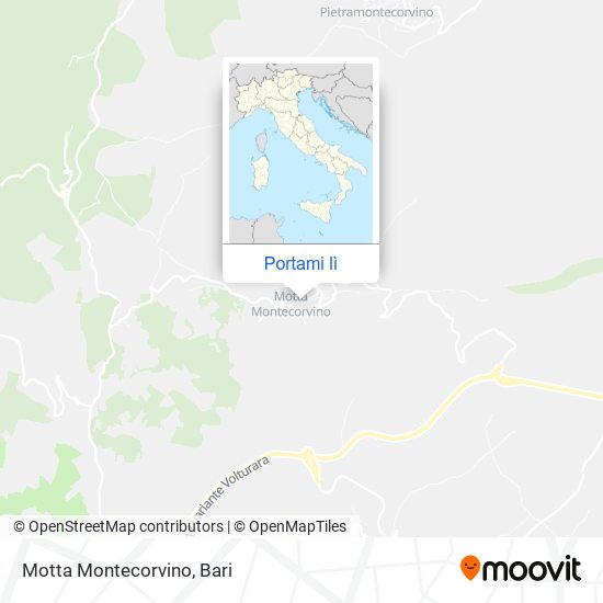 Mappa Motta Montecorvino