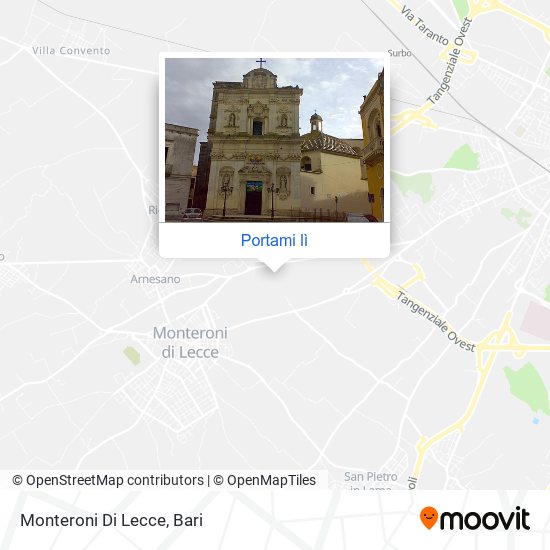 Mappa Monteroni Di Lecce