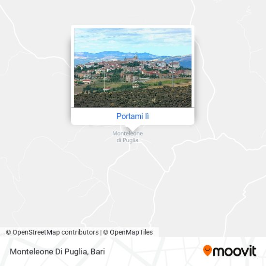 Mappa Monteleone Di Puglia