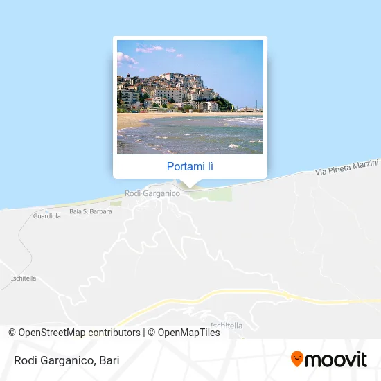 Mappa Rodi Garganico