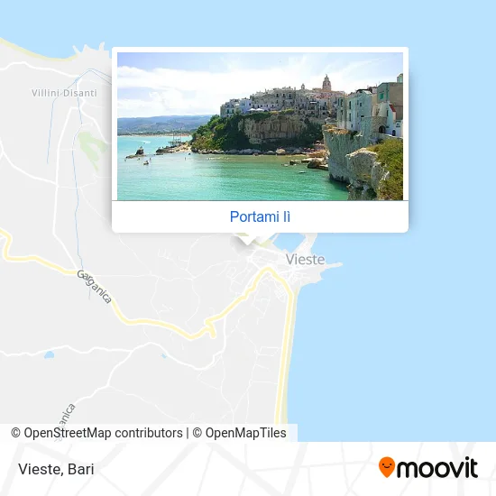 Mappa Vieste