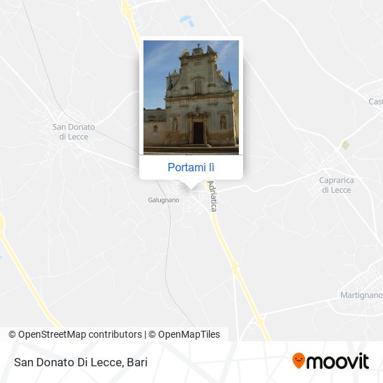 Mappa San Donato Di Lecce