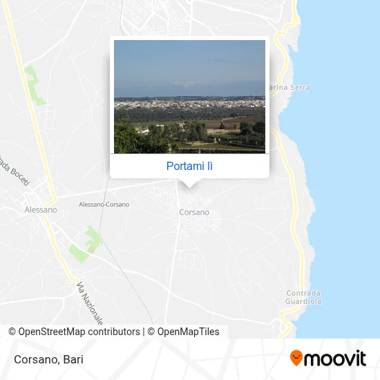 Mappa Corsano