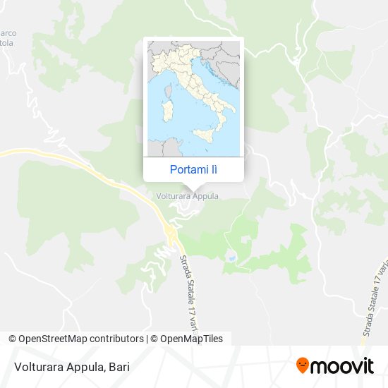 Mappa Volturara Appula